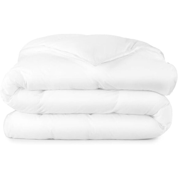 Whisper Organics Organic Cotton Percale Comforter Full/Queen GOTS Microfiber NEW